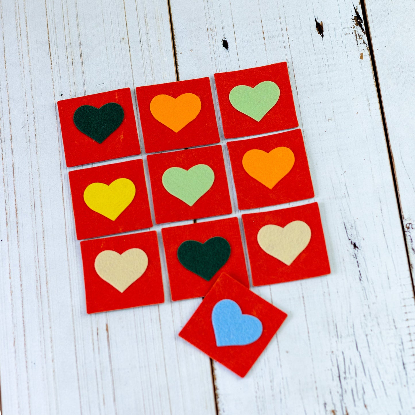 Jogo Memória Coração