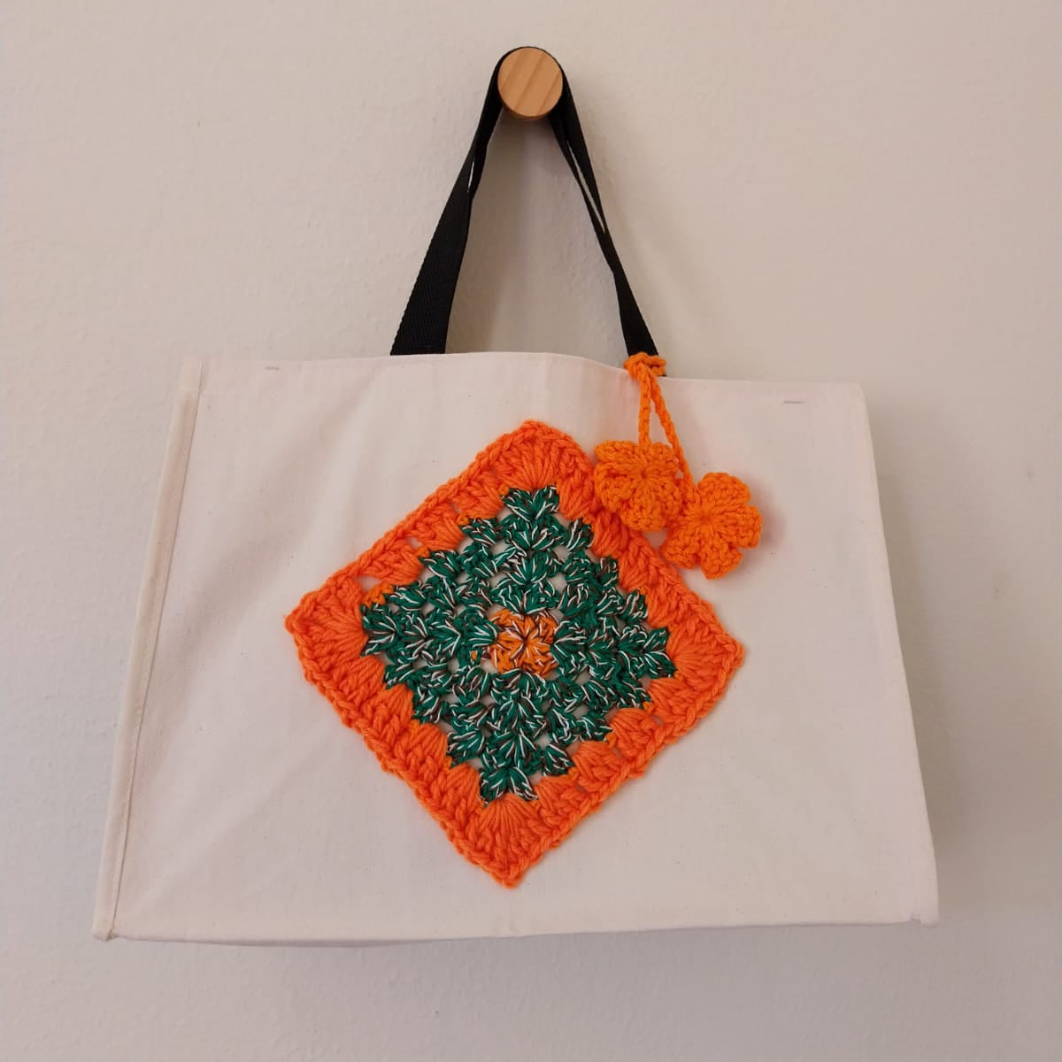 Bolsa sacola Crochê