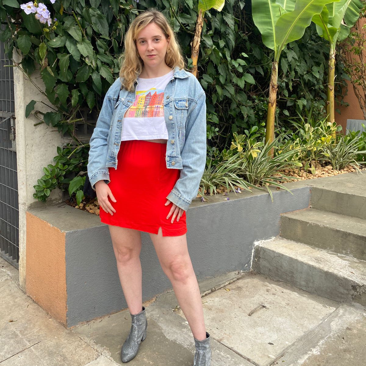 Camiseta Cropped Amsterdam