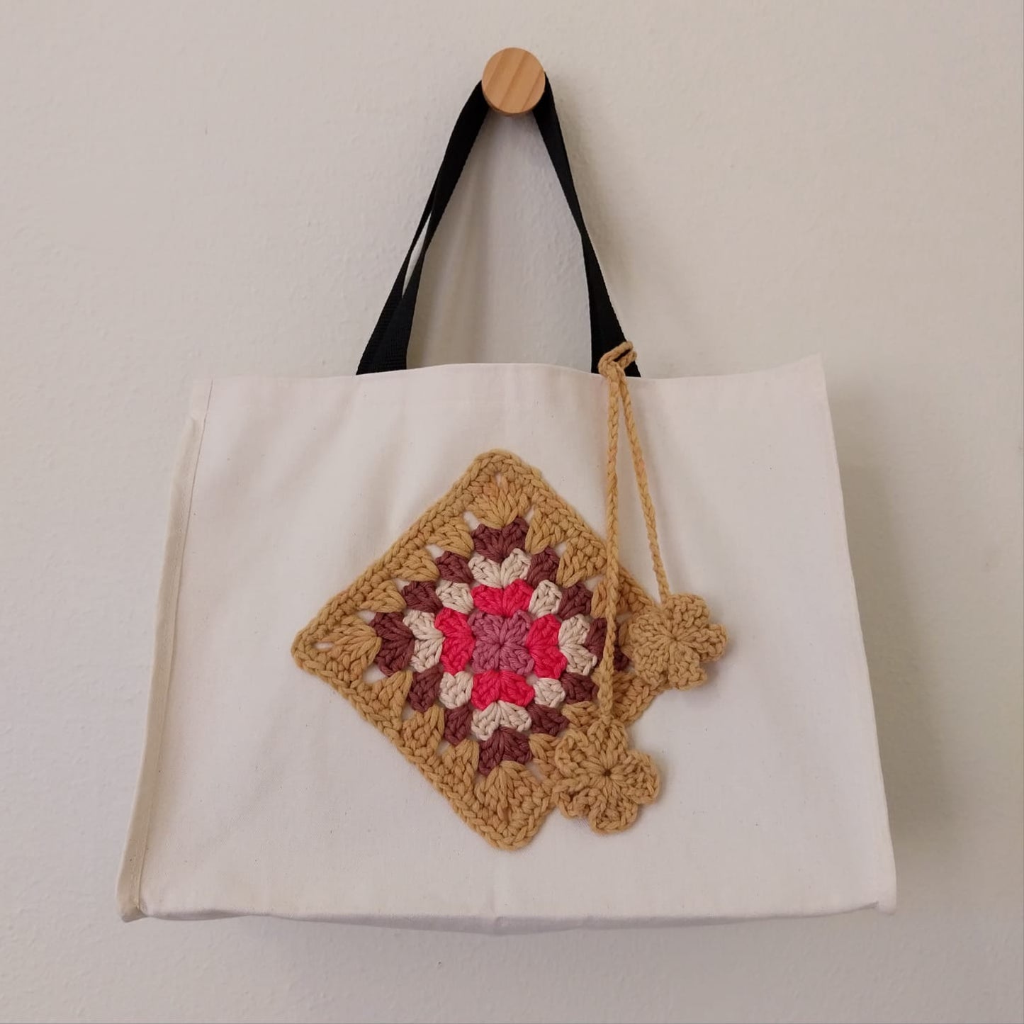 Bolsa sacola Crochê