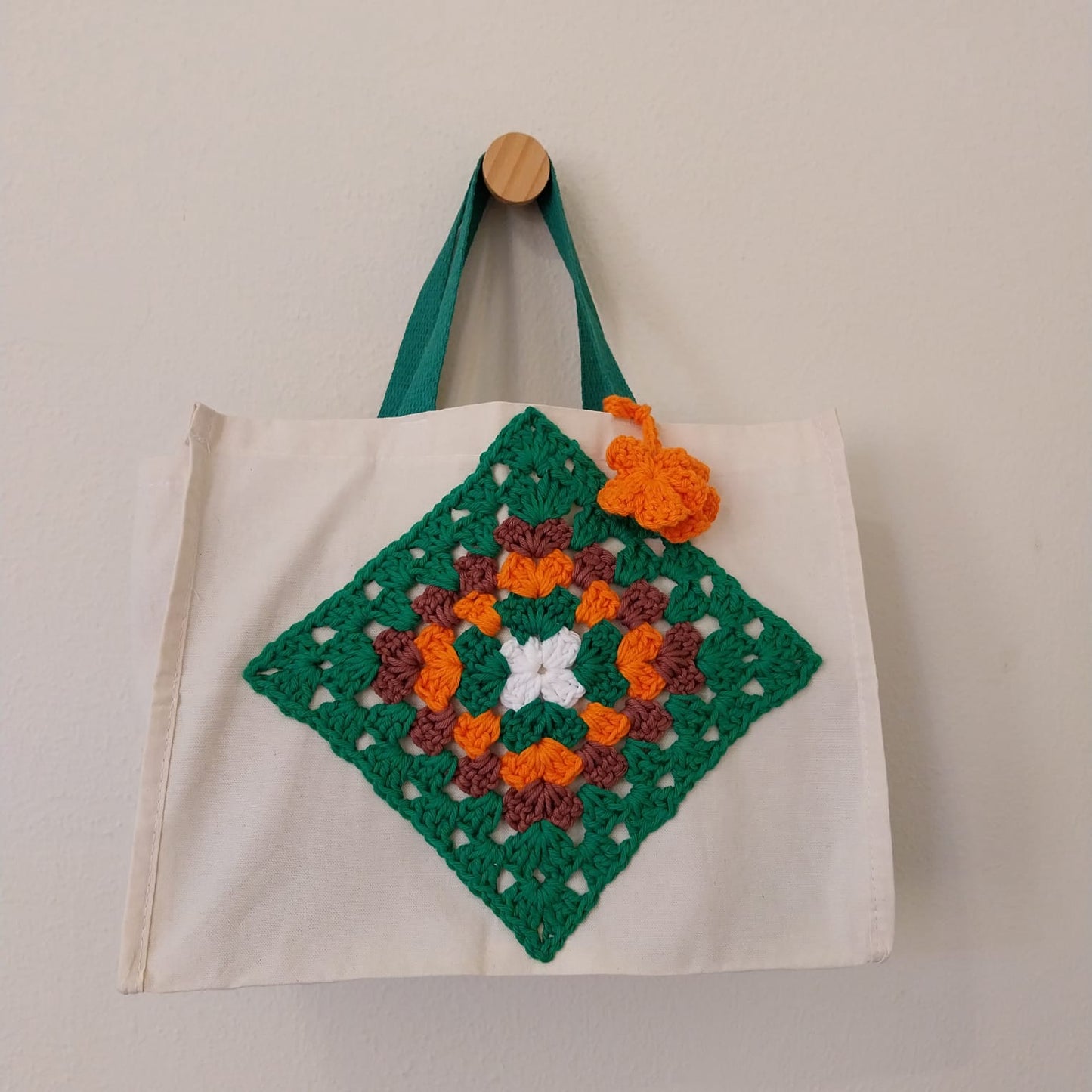 Bolsa sacola Crochê