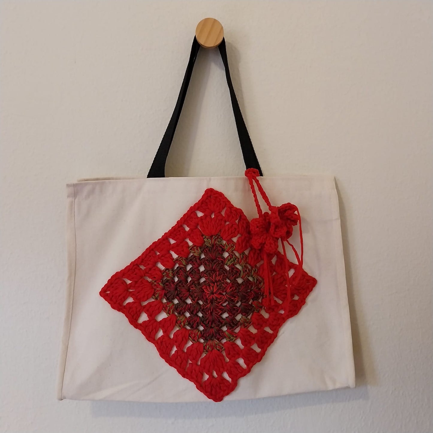 Bolsa sacola Crochê