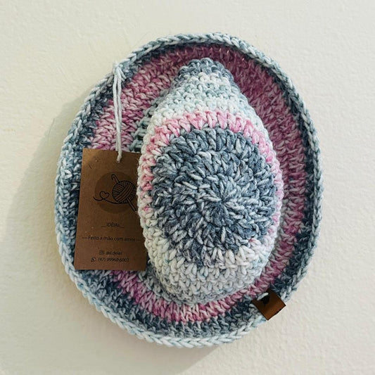 Bucket Hat em Crochê