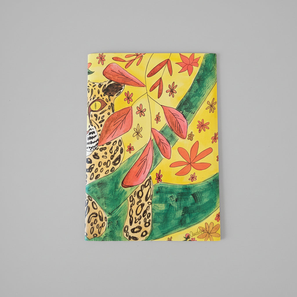 Caderno Artesanal – Estampa Exclusiva Onça